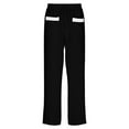 thumbnail image 4 of Tittly Sweatpants Women Lounge Pants Women Women's Casual Slacker Lightweight Straight Leg Pants Womens Pants Comfy Pants Women Black S, 4 of 5