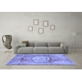 thumbnail image 3 of Ahgly Company Indoor Rectangle Abstract Blue Modern Area Rugs, 5' x 8', 3 of 4