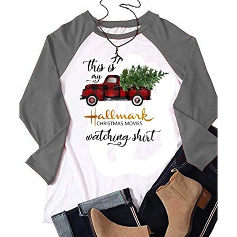 Women Long Sleeve Hallmark Christmas 