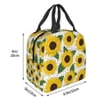 thumbnail image 3 of Pofeuu Sunflowers Print Lunch Bag Lunch Box Large Capacity Insulated Lunch Bag for Adult, Leakproof Reusable Lunch Tote Bags for Work, 3 of 8