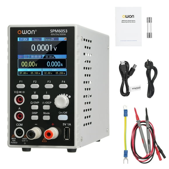 Alimentation Réglementée, (0-60v 0-5a) Sortie Bouton Activé/désactivé Canal Bouton 2.8 Pouces Lcd 0-5a) 300w Affichage et Sortie Banc Laboratoire (0-60v Pouce Lcd Affichage avec