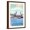 Brown Frame, variant on Art.com Bermuda - King's Wharf Art Print by Lantern Press, Black Frame Wall Art, 32" x 44"