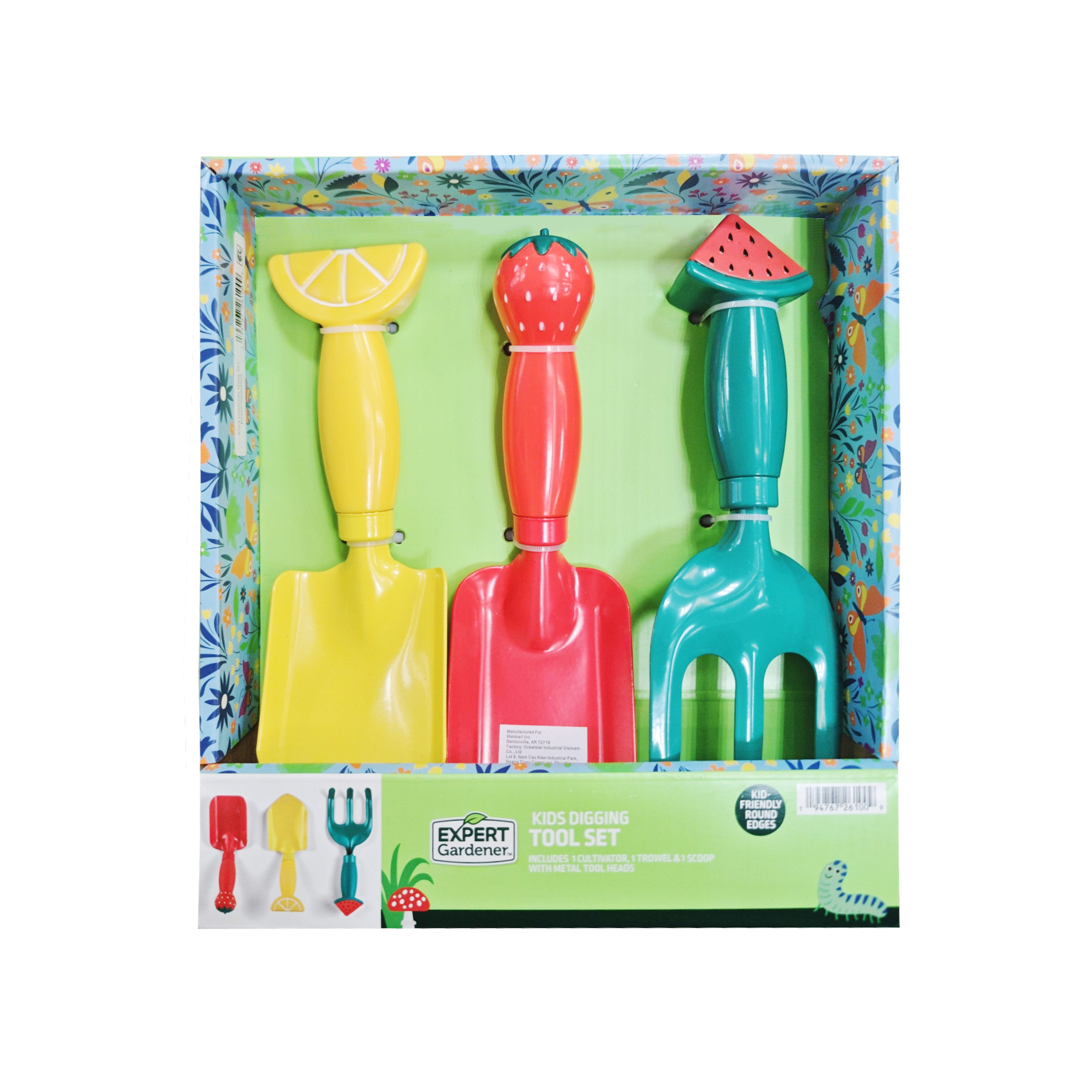 Expert Gardener 3 Piece Kids Hand Tool Set