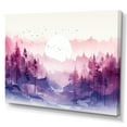 thumbnail image 2 of Designart "Frequency In Minimalism Forests II" Minimalism Canvas Art Print, 2 of 7