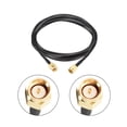 thumbnail image 2 of Uxcell RG174 SMA Male to SMA Male RF Coaxial Adapter Connector Copper Cable Extension  59.1 inch, 2 of 4
