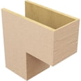 thumbnail image 5 of 10"W x 20"D x 20"H Classic Chapel Hill Rough Cedar Woodgrain TimberThane Corbel, Primed Tan, 5 of 6