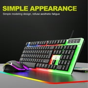 Tsuinz Wired Gaming Keyboard and Mouse Combo with Led Light for PC Laptop Xbox 1 PS4, Black