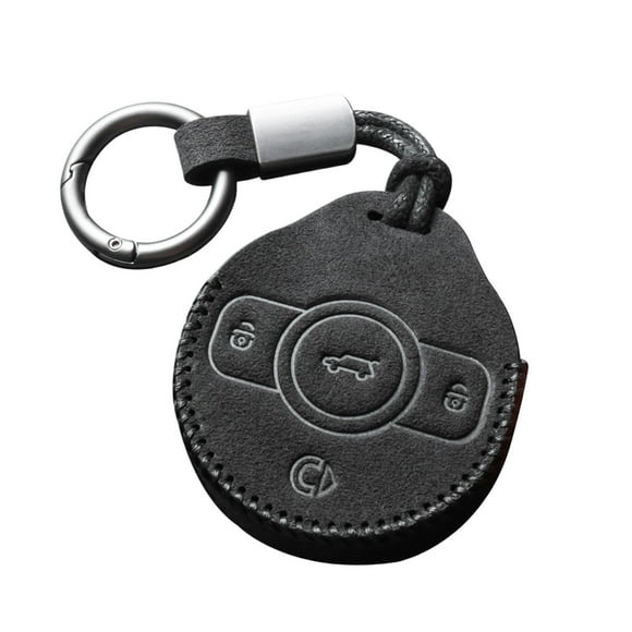 fastboy Étui à Clés de Voiture Résistant à l'Usure Accessoires pour Clés pour Smat Babos Pratique Noir+corde de Sport