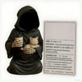 thumbnail image 7 of Emotional Support Grim Reaper Figurine – Exhausted Gothic Statue with Support Card, Funny Ironic Desk Decor - for Office Coworkers, Black Robe Mystery Figure (Go), 7 of 7