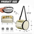 thumbnail image 7 of ZIATUBLE Frog Sunflower Towel Dispenser Cover Soft Paper Towel Dispenser Case Kitchen Paper Towel Holder Organizer Stain Resistant Camping Roll Paper Storage Bag Decor Accessories, 7 of 7