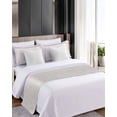 thumbnail image 4 of Bed Runner Scarf King Size, Grey Branches Stain Bed Runners & Scarves for Foot of Beds, Vintage Art Farmhouse Decorative Bedding Runner Scarf for Hotel Home Bedroom 94 x20 Inch, 4 of 6