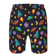 thumbnail image 3 of Pofeuu Space D Prin Men's Swim Trunks Quick Dry Bathing Suit Swimming Board Shorts Mesh Lining Beach Swimwear-Small, 3 of 6