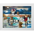 thumbnail image 1 of West, Ronald 32x25 White Modern Wood Framed Museum Art Print Titled - Cafe Nelia, 1 of 4
