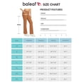 thumbnail image 7 of BALEAF Women's Fleece Lined Pants Yoga Pants Warm Thermal Winter High Waisted Straight Leg Leggings with 6 Pockets Light Brown S, 7 of 7