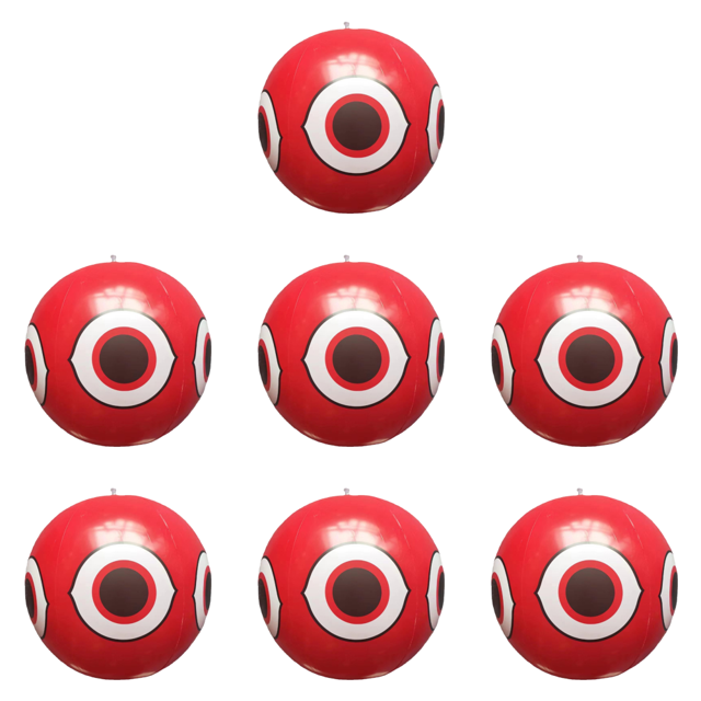 Repelente Inflable Antiaves 40CM para Ojos () Rojo