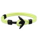 thumbnail image 5 of 019 Nuevas pulseras de ancla de color negro de moda para hombres, amuleto de supervivencia, cuerda C, 7, 5 of 5