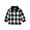 Black, variant on Otqutp Clearance Windproof Jackets Toddler Boys Girls Long Sleeve Plaid Prints Coat Button Jacket Kids Jacket Tops for Party Birthday School(Red,18-24 Months)