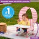 thumbnail image 2 of Silla elevadora para bebé Bright Starts Pop 'N Sit con toldo, 2 of 7