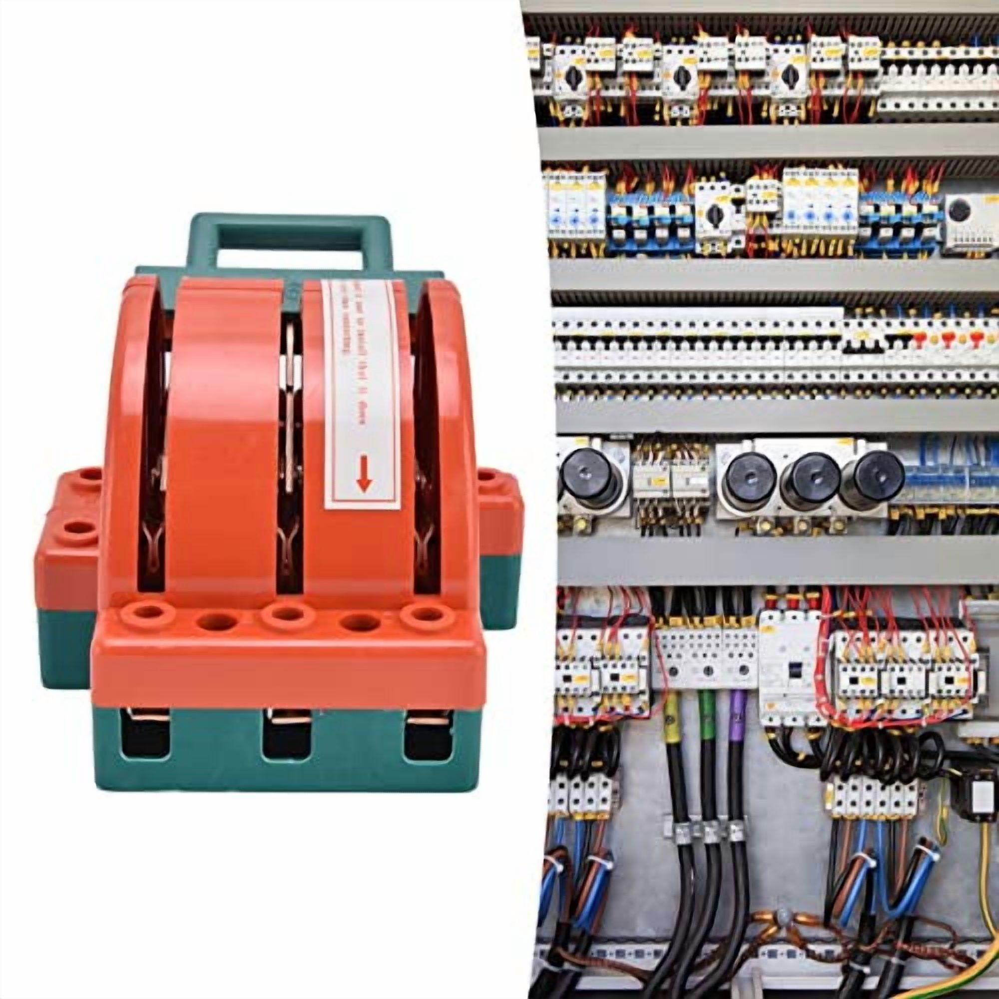 3P 63A Double Throw Electric Knife Switch, Bidirectional Double Power Knife Switch with Dpdt Power Isolation, Safety Disconnect against Electric Shock$$Electrical