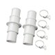 thumbnail image 1 of 2 piezas de acoplamiento para conector de manguera de piscina profesional para piscinas elevadas con Blanco, 1 of 9