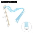 thumbnail image 2 of Unique Bargains 20Pcs Wedding Ribbon Sticks Ribbon Streamers Sticks for Wedding Celebration Sky Blue, 2 of 5