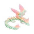 thumbnail image 1 of 3D Printed Crystal Wing Toys Moveable Joints High-Quality Decorative Hand Toys for Collectors Display, 1 of 3