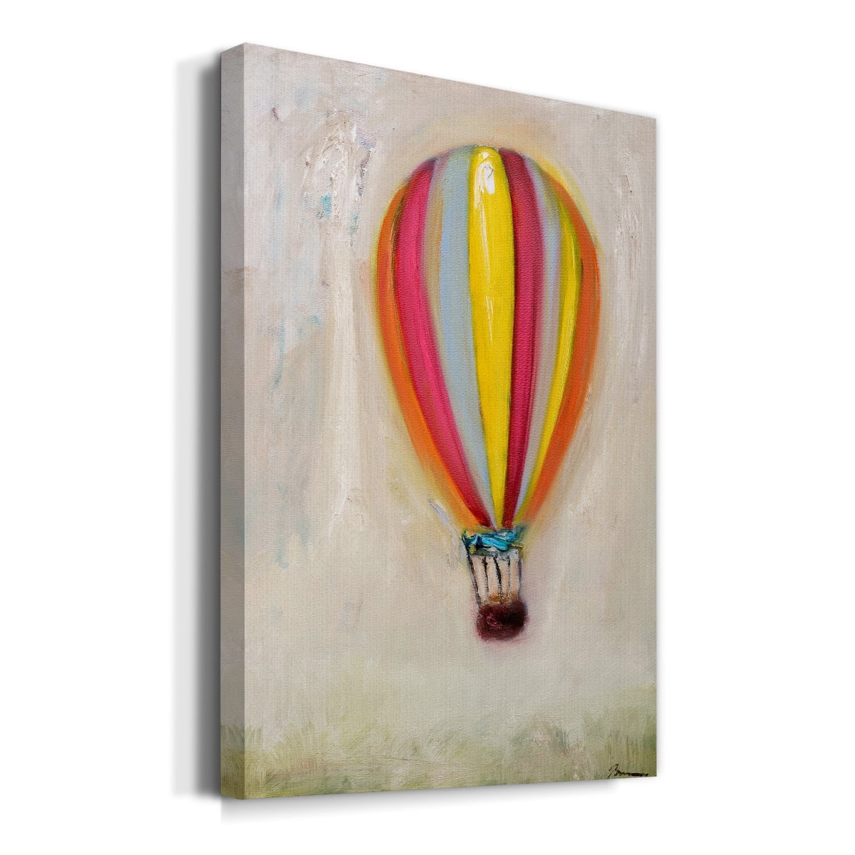 Lucky Hot Air Balloon Premium Gallery Wrapped Canvas - Ready to Hang