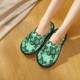 thumbnail image 4 of Slippers for Women, Sea Turtle Womens Slippers Fuzzy Winter House Shoes, Soft Anti-Skid Slippers Indoor and Outdoor, 4 of 7