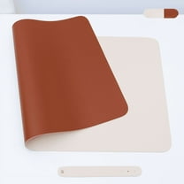 Desk Mat Large Protector Pad - Multifunctional Single-Sided Office Desk Pad,Smooth Surface Soft Mouse Pad, Waterproof Desk Mat for Desktop, Pu Leather Desk Cover for Office/Home(24" x 12inch")