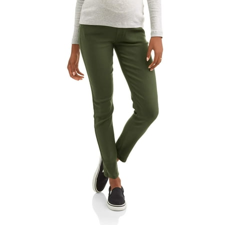 - Maternity Demi Panel 5 Pocket Skinny Pants - Available in Plus Sizes