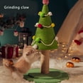 thumbnail image 3 of Christmas Tree Cat Scratching Post, Christmas Cat Tree Tower, Sisal Rope Cat Tower, Base stable, Cat Tree Scratch Post, Scratcher Post, pour les chats intérieurs à la maison, 3 of 7