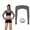 Dark Gray, variant on Women's UV Protection Bolero Shrug Cooling Arm Sleeves Cropped Athletic Cover Up with Thumb Hole Breathable Stretchy for Running Tennis Sports Free Size