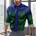 thumbnail image 3 of Camisa informal de gran tamaño para hombre, de negocios, de verano, primavera y otoño, con solapa, manga larga, 12 colores, S-5XL, envío rápido, 2024, camisa para hombre, 3 of 5
