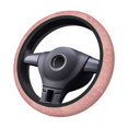 thumbnail image 4 of Kll Car Steering Wheel Cover, Universal 15 Inch, Soft Elastic And Comfortable,Car Accessories Decorations-Rose Gold Pink Glitter, 4 of 7