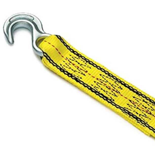 141015 Light Duty Tow and Recovery Strap with Flat bing and Hooks