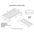 thumbnail image 7 of Concord Twin Extra Long Bed with Footboard and Twin Extra Long Trundle in Caramel, 7 of 7