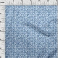 thumbnail image 2 of oneOone Velvet Baby Blue Fabric Floral & Geometric Fabric For Sewing Printed Craft Fabric By The Yard 58 Inch Wide, 2 of 5