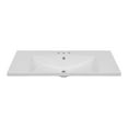 thumbnail image 5 of GDF Studio 36" Single Bathroom Vanity Top with Sink, 3-Faucet Holes, Ceramic Countertop, White, 5 of 5