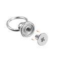 thumbnail image 5 of Uxcell O-Ring Button Stud Rivets Silver Tone, 5 of 5