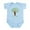 Sky Blue, variant on CafePress - Tree Hugger Infant Bodysuit - Baby Light Bodysuit, Size Newborn - 24 Months