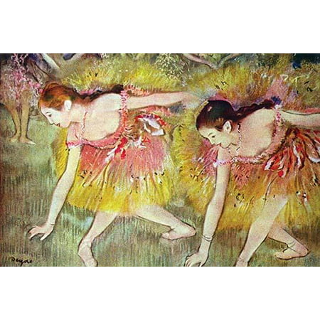 Ballet dancers  High quality vintage art reproduction by Buyenlarge  One of many rare and wonderful images brought forward in time  I hope they bring you pleasure each and every time you look at