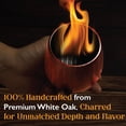 thumbnail image 3 of Vaso de madera para whisky BearSkill, vaso de bourbon carbonizado, 3 of 6
