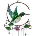 thumbnail image 5 of Anuirheih Wind Chimes Hummingbird Indoor/Outdoor, Metal Wind Chimes for Outside Garden, Patio, Yard, Backyard(22x8inch), 5 of 6