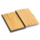 thumbnail image 2 of Tarjetero de madera maciza, tarjetero de acero inoxidable, tarjetero de madera, tarjetero de metal, caoba, regalos empresariales, 2 of 5