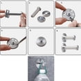 thumbnail image 3 of 12 ganchos de acero duraderos para armarios, para pared, toalleros y baños, 3 of 5