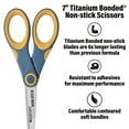 Westcott 7" Straight Titanium Bonded NonStick Scissors