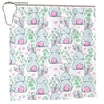thumbnail image 2 of Sigee Rabbit Back View for Waterproof Fabric Shower Curtain 72" W x 72" H for Bathroom Shower Curtain, 2 of 5