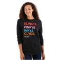 thumbnail image 3 of PACMAN Ghosts Blinky Pinky Inky Clyde Unisex Plus Size Long Sleeve Shirt Brisco Brands 2X, 3 of 5