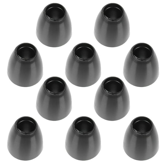 MLINS  10 Pcs Beat Earbuds Replacement Tips Pad Stethoscope Rabbit Black