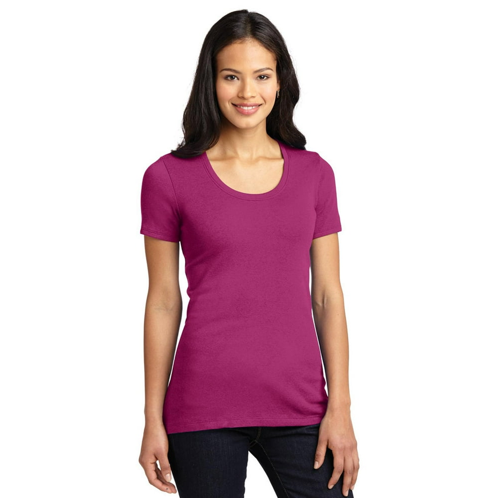 Port Authority - Port Authority LM1006 Women Stretch T-Shirt - Magenta ...